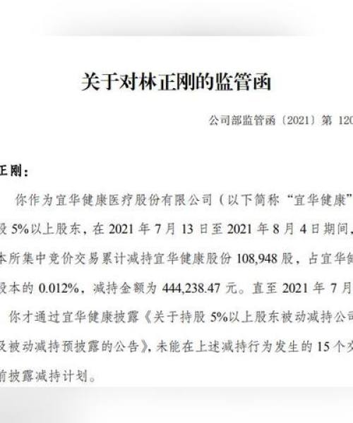 今日宜华健康最新消息